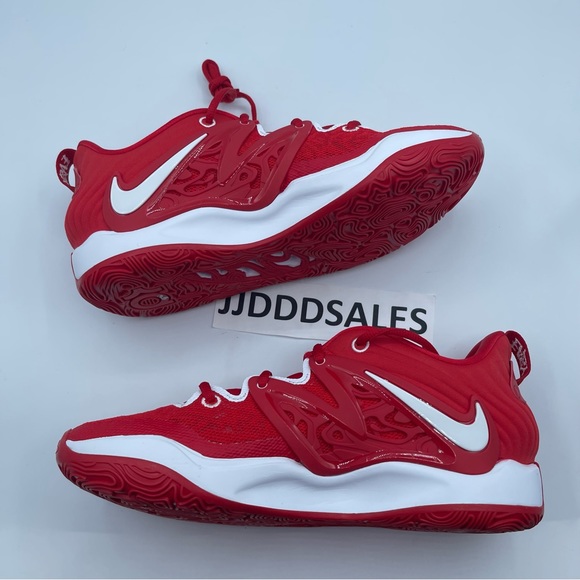 Nike KD 15 University Red TB Promo Basketball Shoes Durant DX6648-602 Men’s 9.5 - Picture 7 of 10